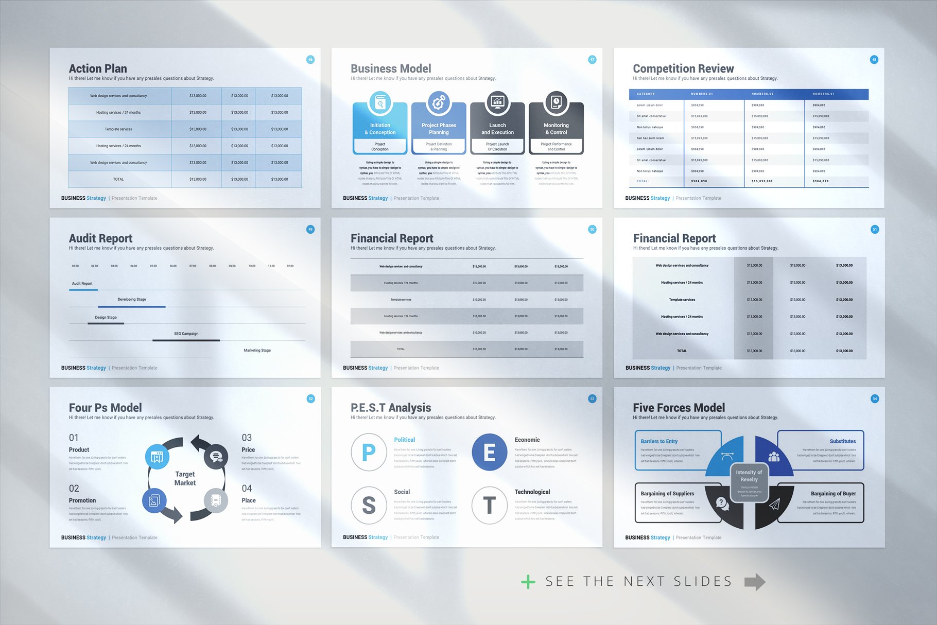 Business Strategy Keynote Template - Design Cuts