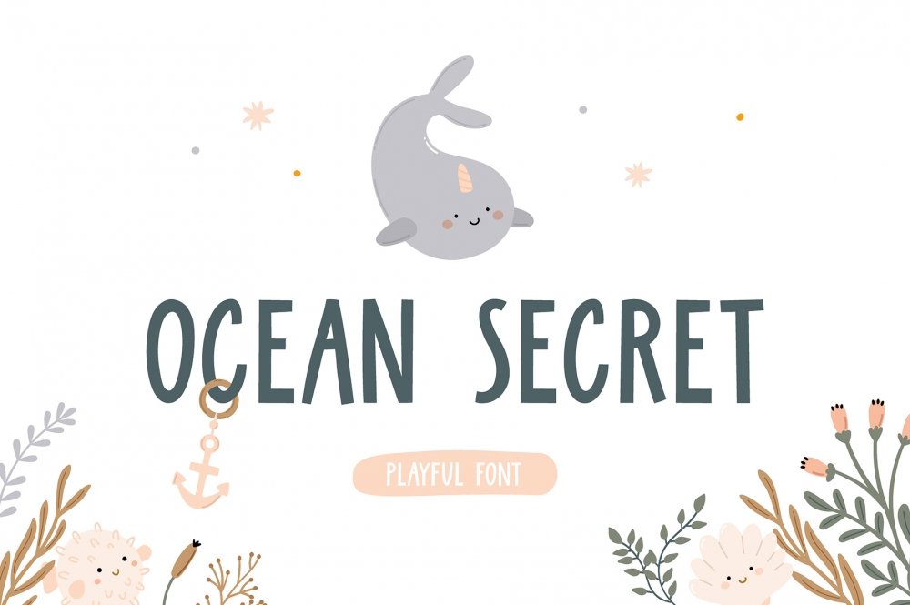 Ocean Secret – Playful Font