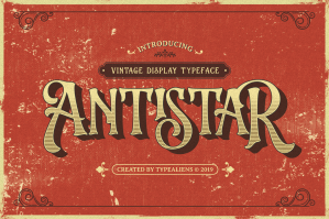 Antistar Typeface