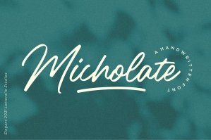 Micholate Handwritten Font