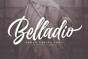 Belladio - Urban Script Font