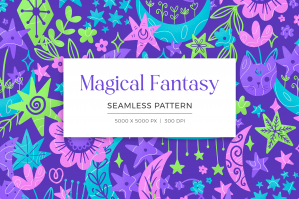Magical Fantasy - Floral Pattern