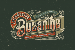 Buzanthe Typeface
