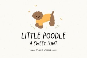 Little Poodle - Sweet Font