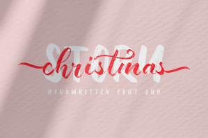 Christmas Story Handwritten Font Duo