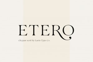 Etero Font Family