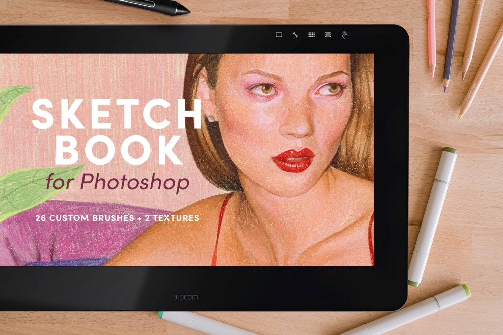 Sketchbook Set – Photoshop Brushes - Design Cuts