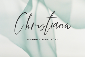 Christiana Handlettered Font
