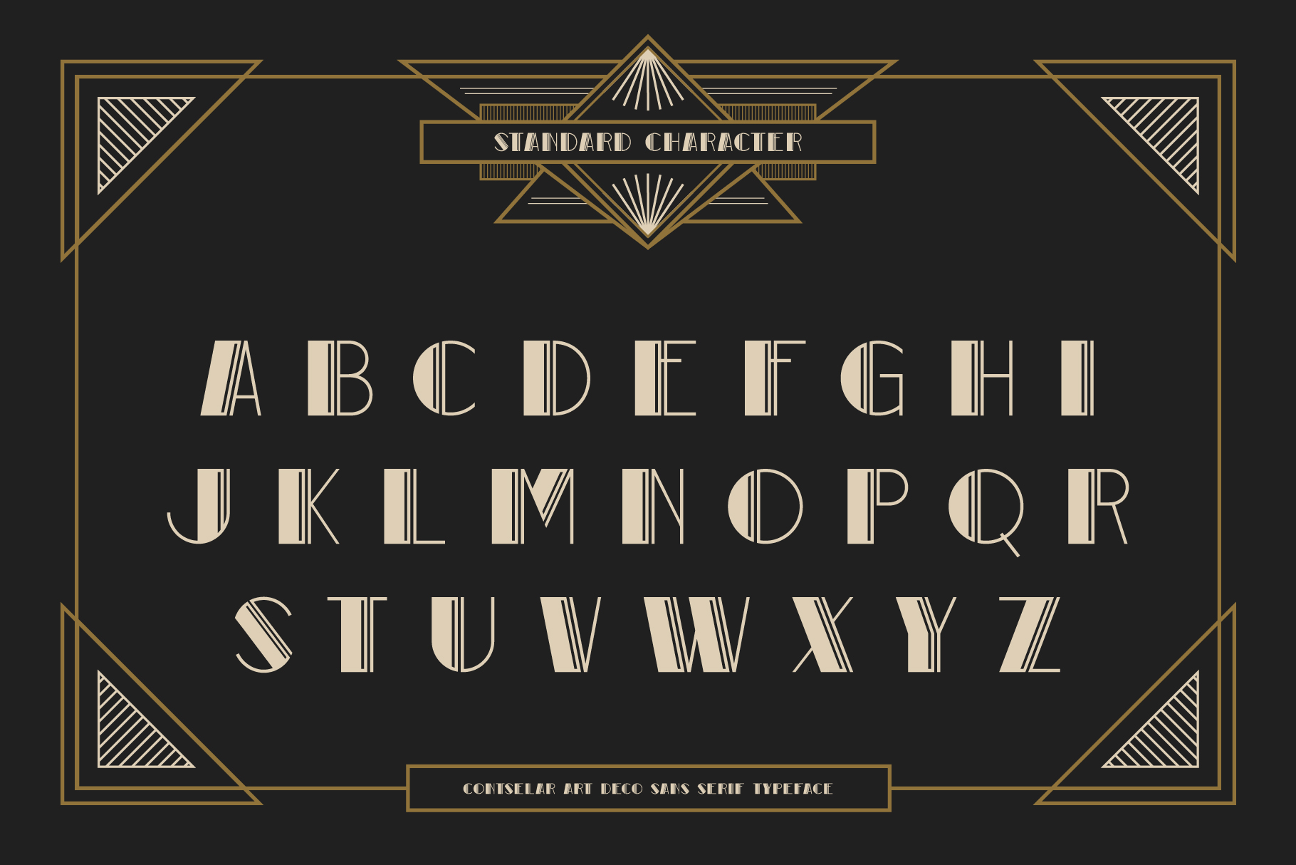 Contselar Typeface - Design Cuts