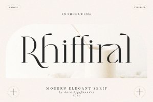 Rhiffiral - Modern Elegant Serif