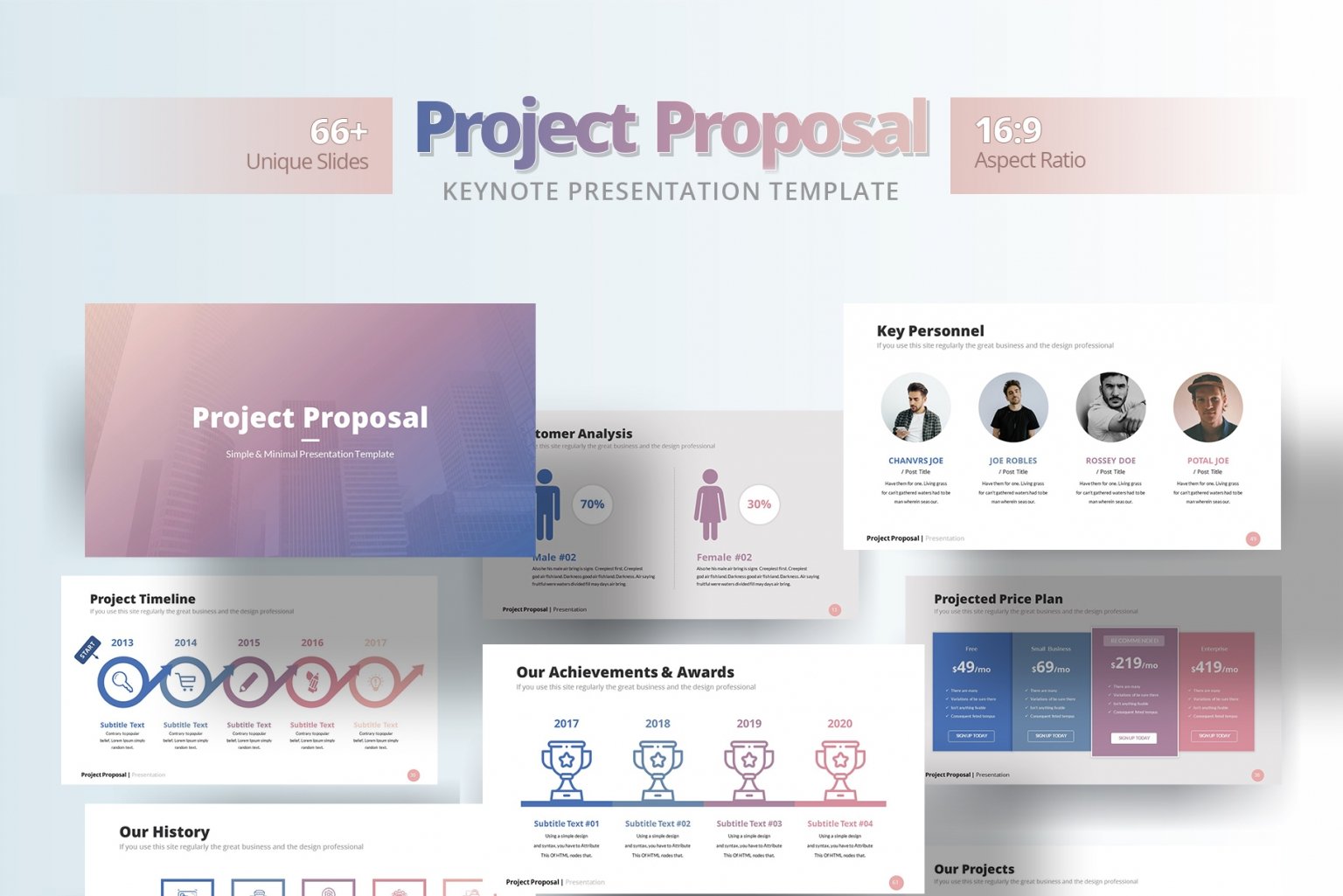 Project Proposal Keynote Template 2 - Design Cuts