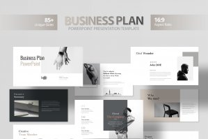 Minimal Business Plan PowerPoint Template