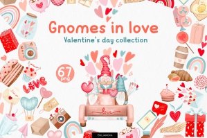 Gnomes in Love Valentine's Day Collection