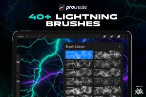 Procreate Lightning Brushes