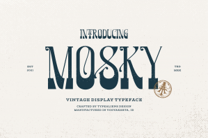 Mosky Typeface
