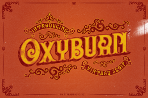 Oxyburn Typeface