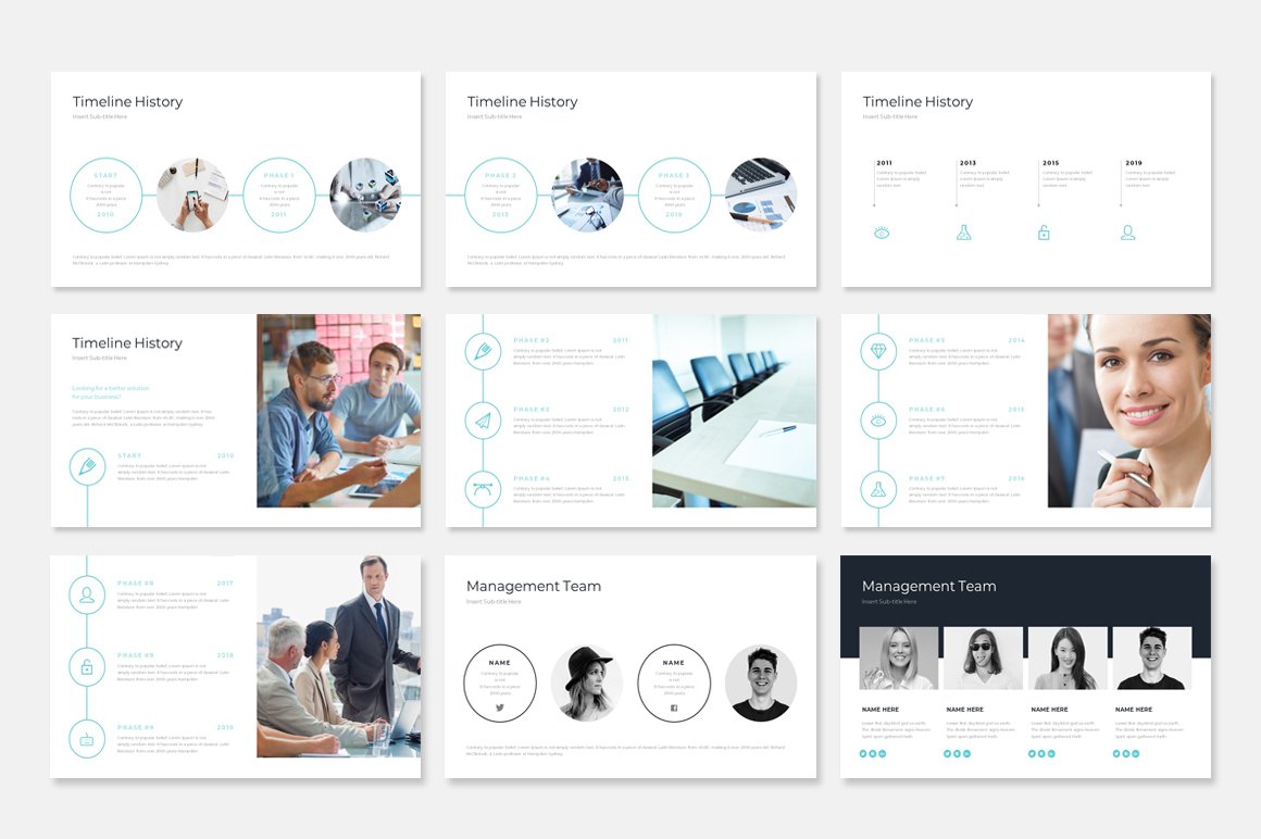 Business Plan Keynote Template 2 - Design Cuts