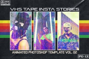 VHS Tape 02 - Insta Stories Template