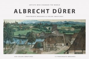 Albrecht Dürer's Procreate Brushes & Color Swatches