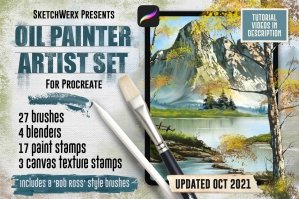 Oil Painter Artist Set for Procreate