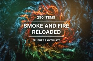 Smoke And Fire Reloaded - Brushes & Overlays