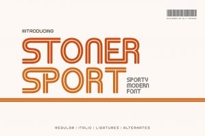 Stoner Sport Typeface