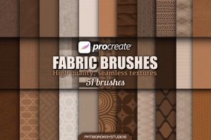 Fabric Textured Procreate Brushes