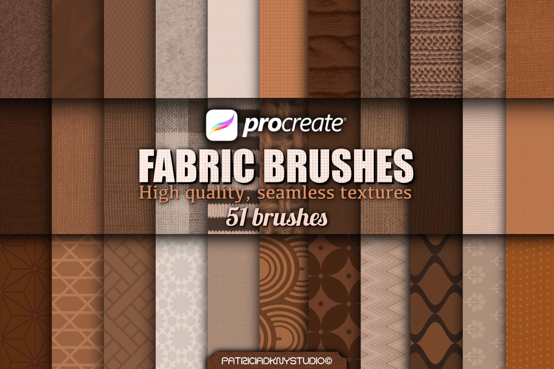 clothing pattern brushes procreate free