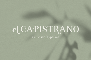 El Capistrano Serif Font