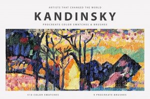 Wassily Kandinsky Procreate Brushes