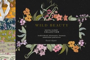Wildflower Clipart Collection