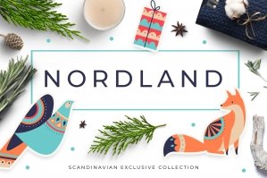 Nordland Scandinavian Vector Set