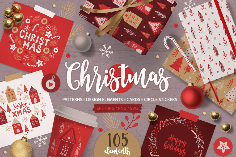 Merry Christmas Kit 2 - Design Cuts