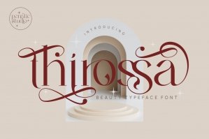 Thirossa Beauty Typeface