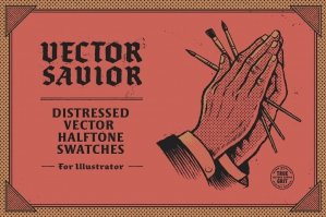 Vector Savior Distressed Halftones