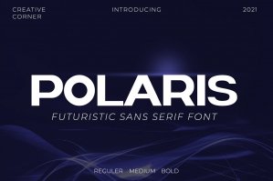 Polaris Futuristic Bold Typeface
