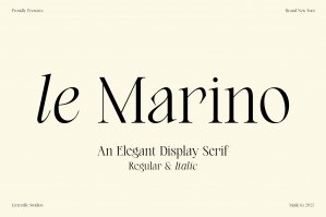 Le Marino Elegant Display Serif