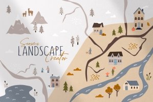 Seasons Landscape & Map Creator