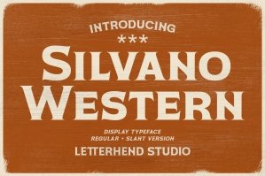Silvano Western - Display Typeface