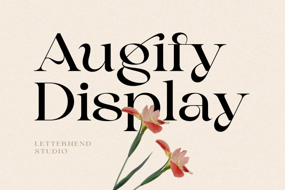 Augify Display serif font
