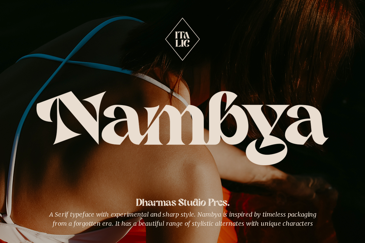 Nambya - Sharp Serif Typeface - Design Cuts