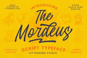 The Mordeus - Script Font Extras