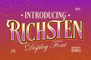 Richsten - Victorian Display Font