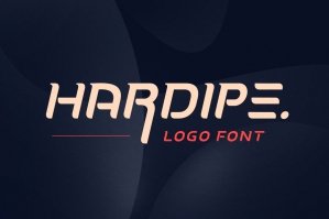 Hardipe - Grand Logo Font