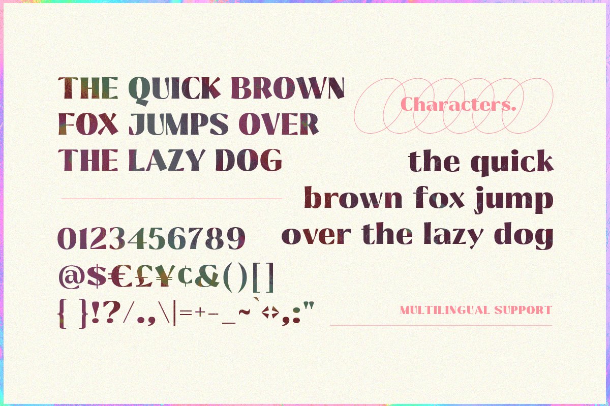 Glowkin - Display Typeface - Design Cuts