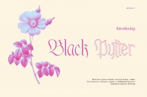 Black Pytter Typeface