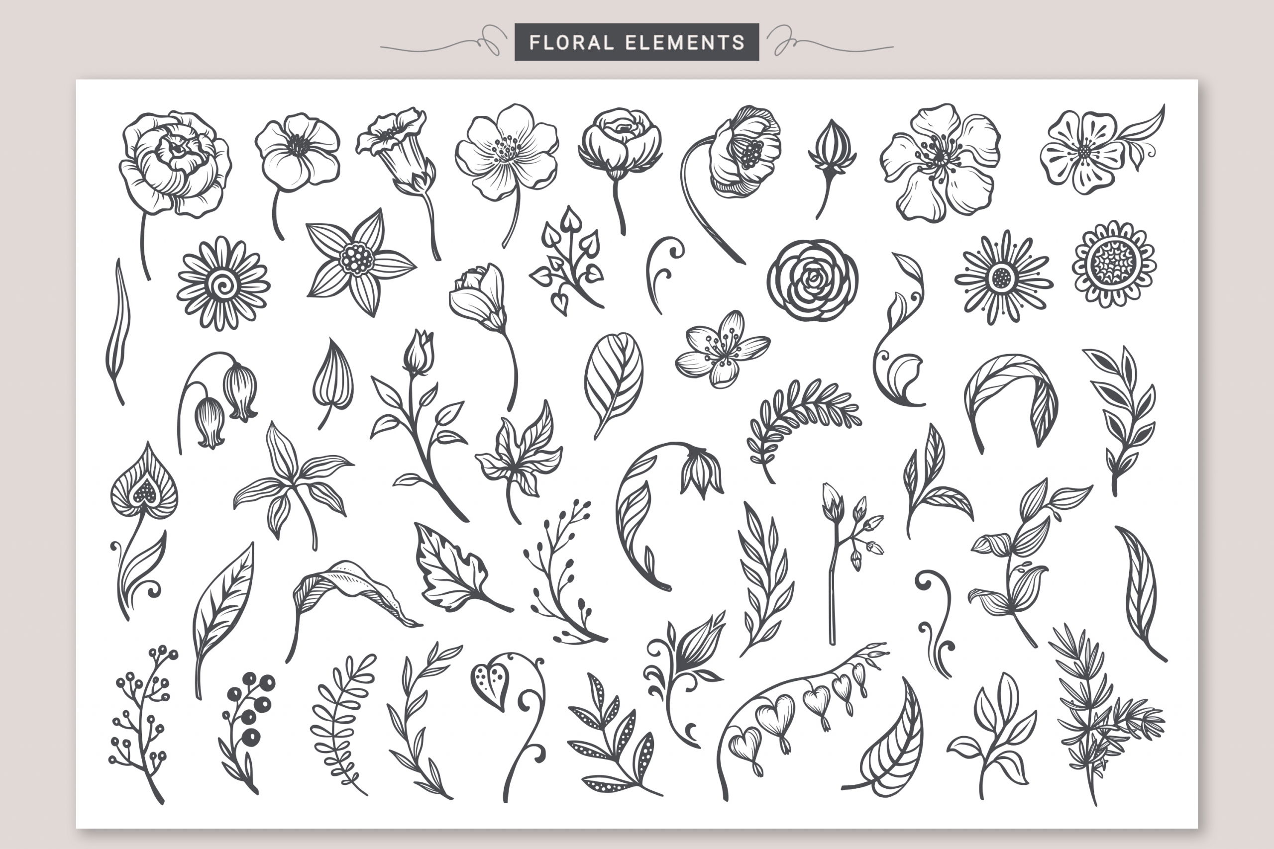 Romantic Vector Collection - Design Cuts