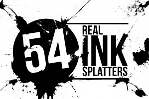 Real Ink Vector Splatters