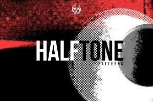 Halftone - 55 Distressed Overlays