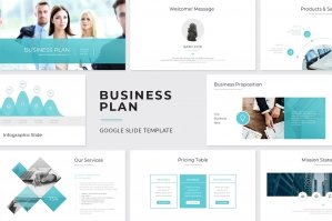 Business Plan Simple Google Slide Template
